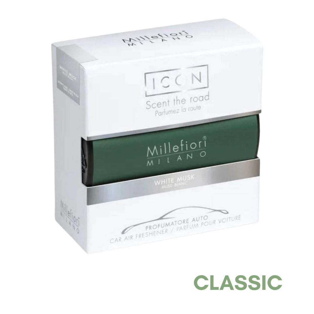 White Musk - Diffusori di profumazioni per auto Millefiori