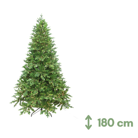 Cooper Albero di Natale con LED 3mm PE/PVC