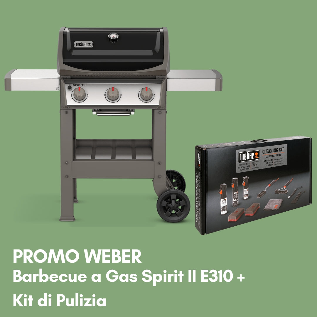 Promo Weber Barbecue Spirit II E310 + Kit di Pulizia