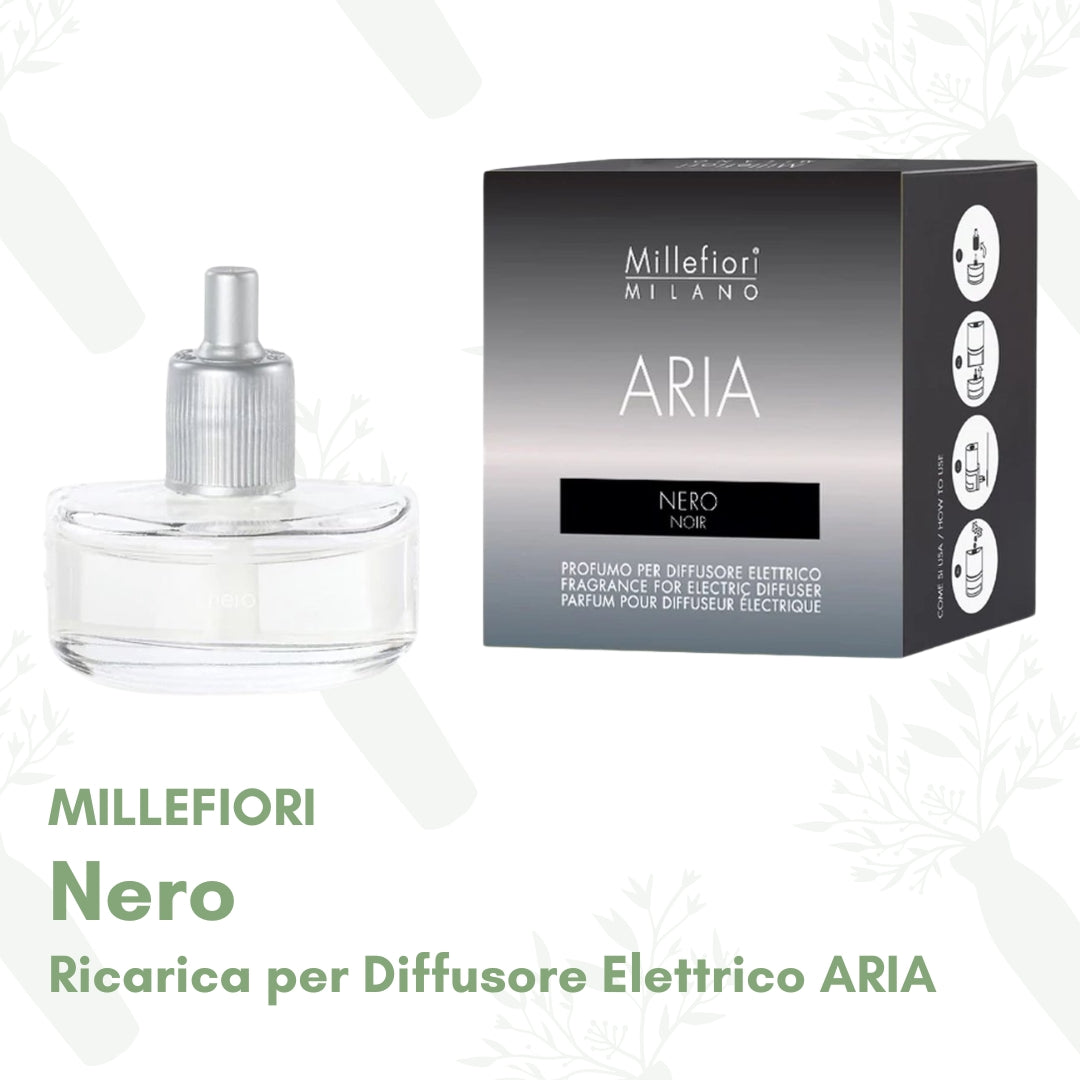 Nero - Ricarica per diffusore elettrico Aria Millefiori
