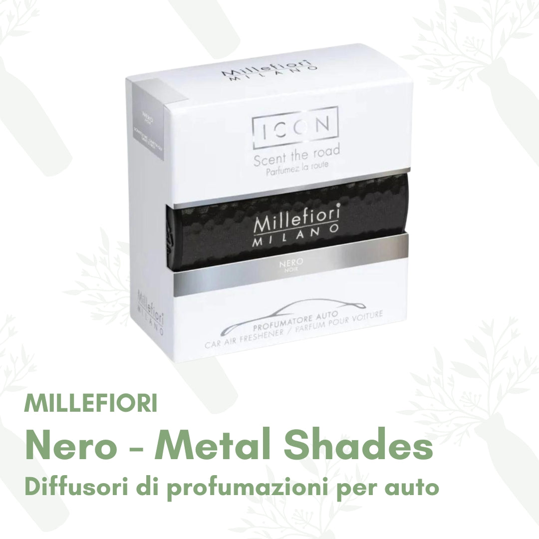 Nero - Diffusori di profumazioni per auto Millefiori