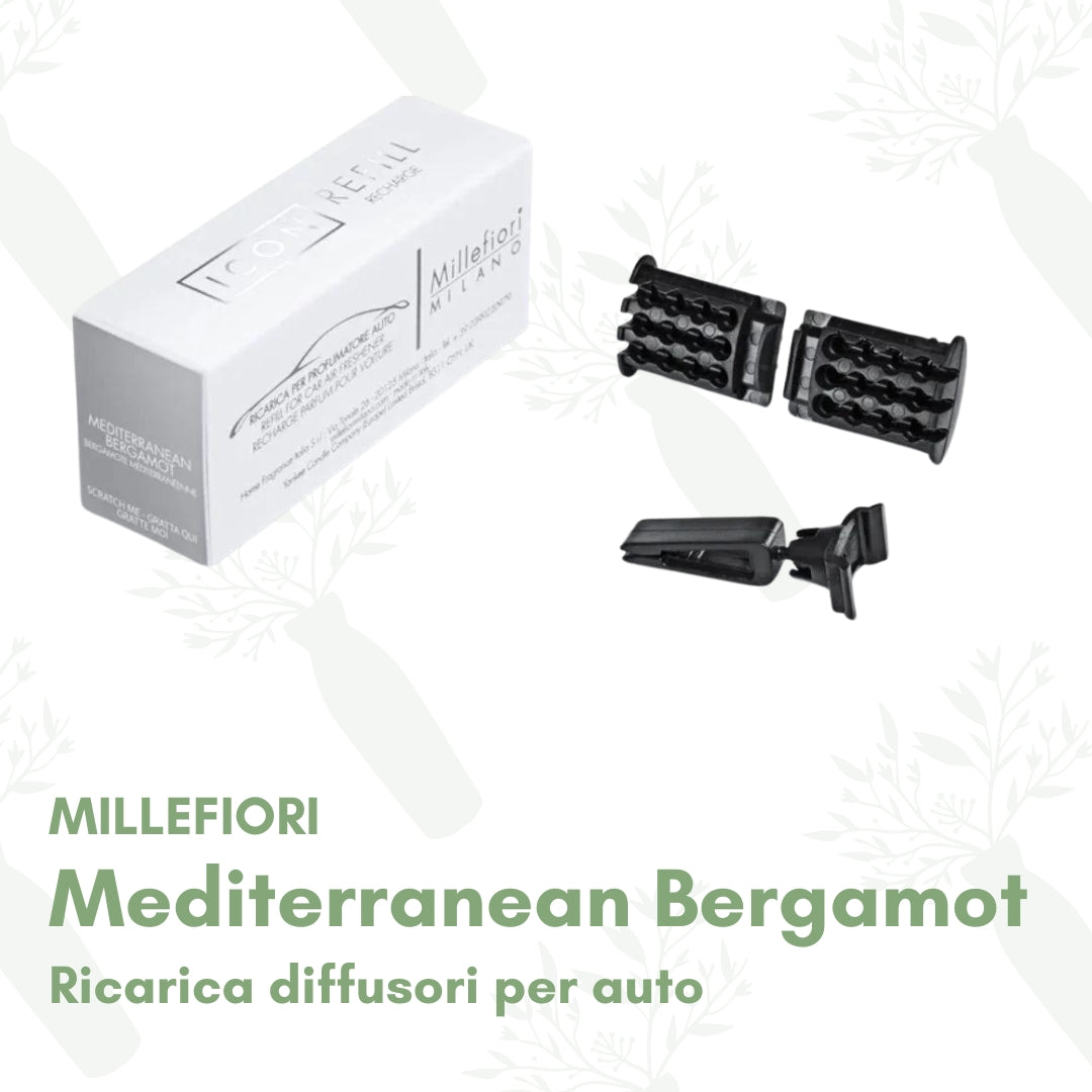Mediterranean Bergamot - Ricarica Diffusore Auto Millefiori