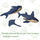 Peluche Animali Marini per Cani in Jeans