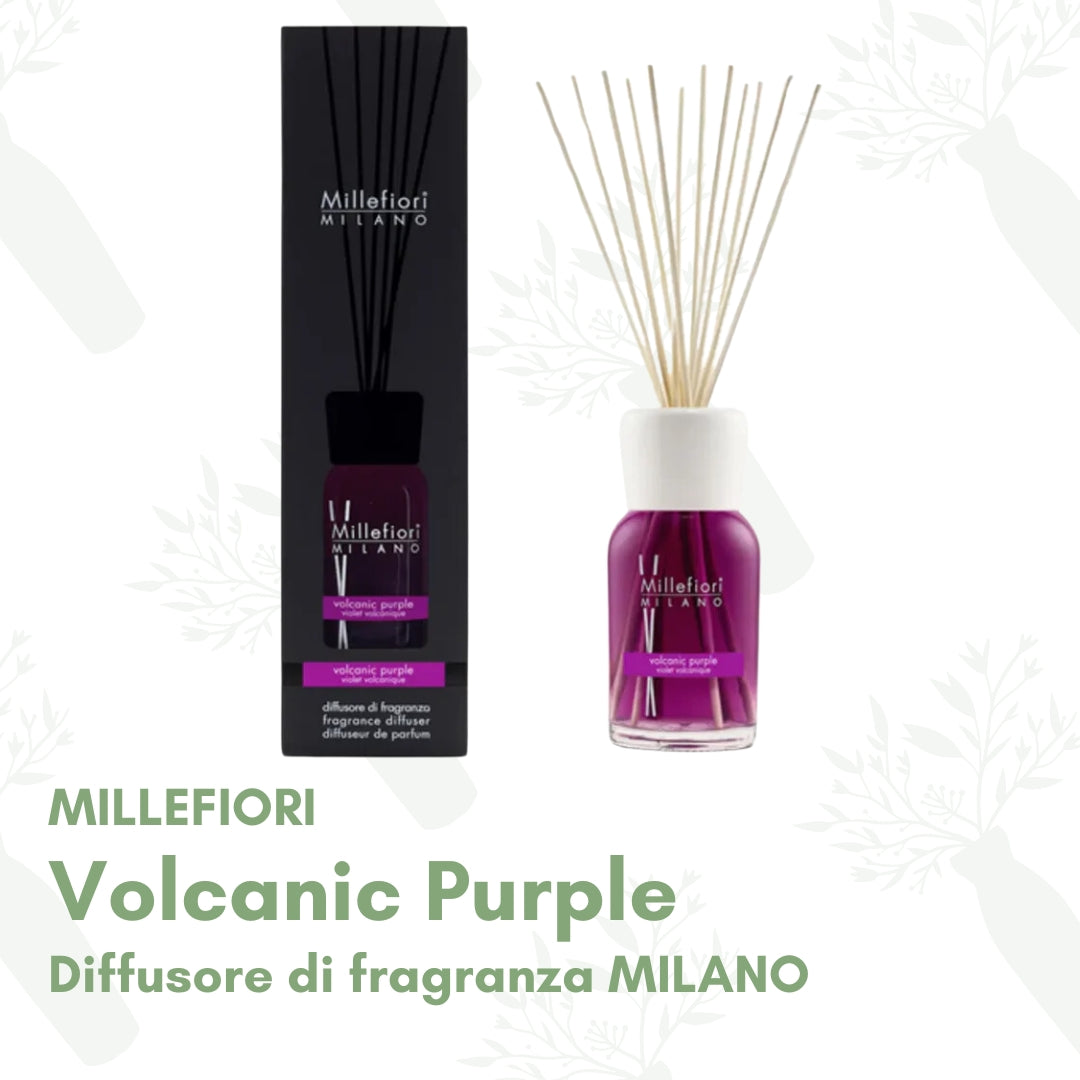 Volcanic Purple - Millefiori Diffusore di Fragranza a Bastoncino