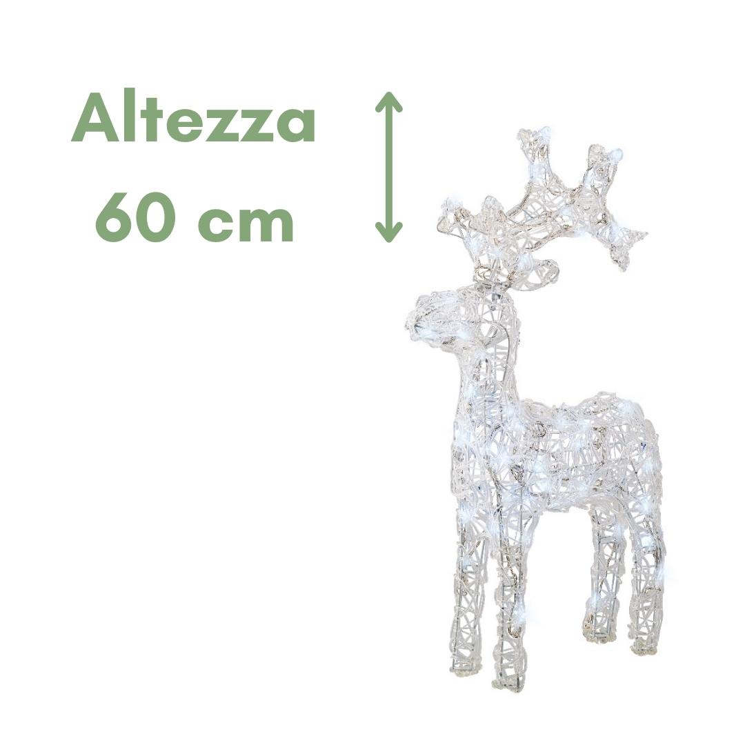 Renna da Esterno a Led - Renna luminosa da giardino