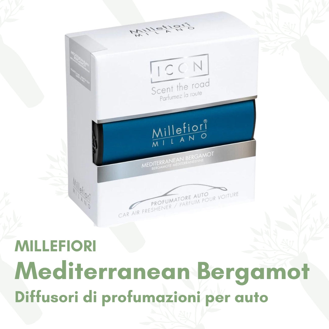 Mediterranean Bergamot - Diffusori di profumazioni per auto Millefiori