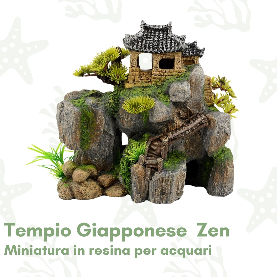 Tempio Giapponese per Acquario - Design Zen per Acquari