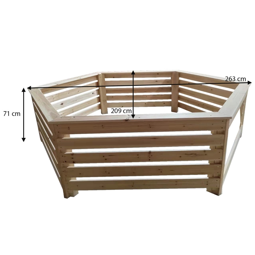 Rivestimento Esagonale Piscina Fuori Terra 180-205cm