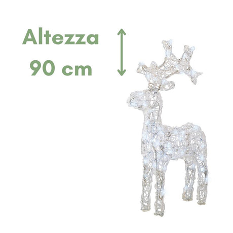 Renna da Esterno a Led - Renna luminosa da giardino