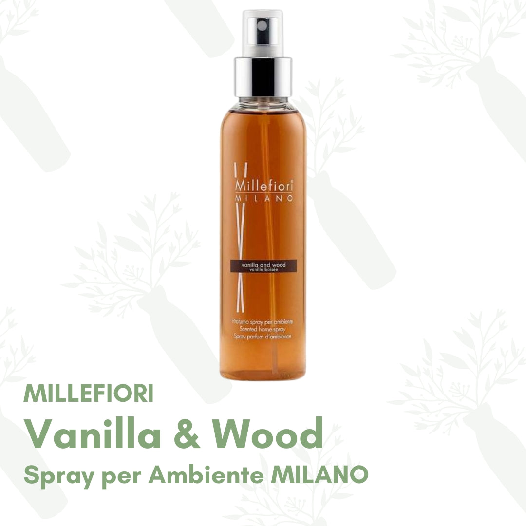 Vanilla & Wood - Spray per ambiente Millefiori Milano