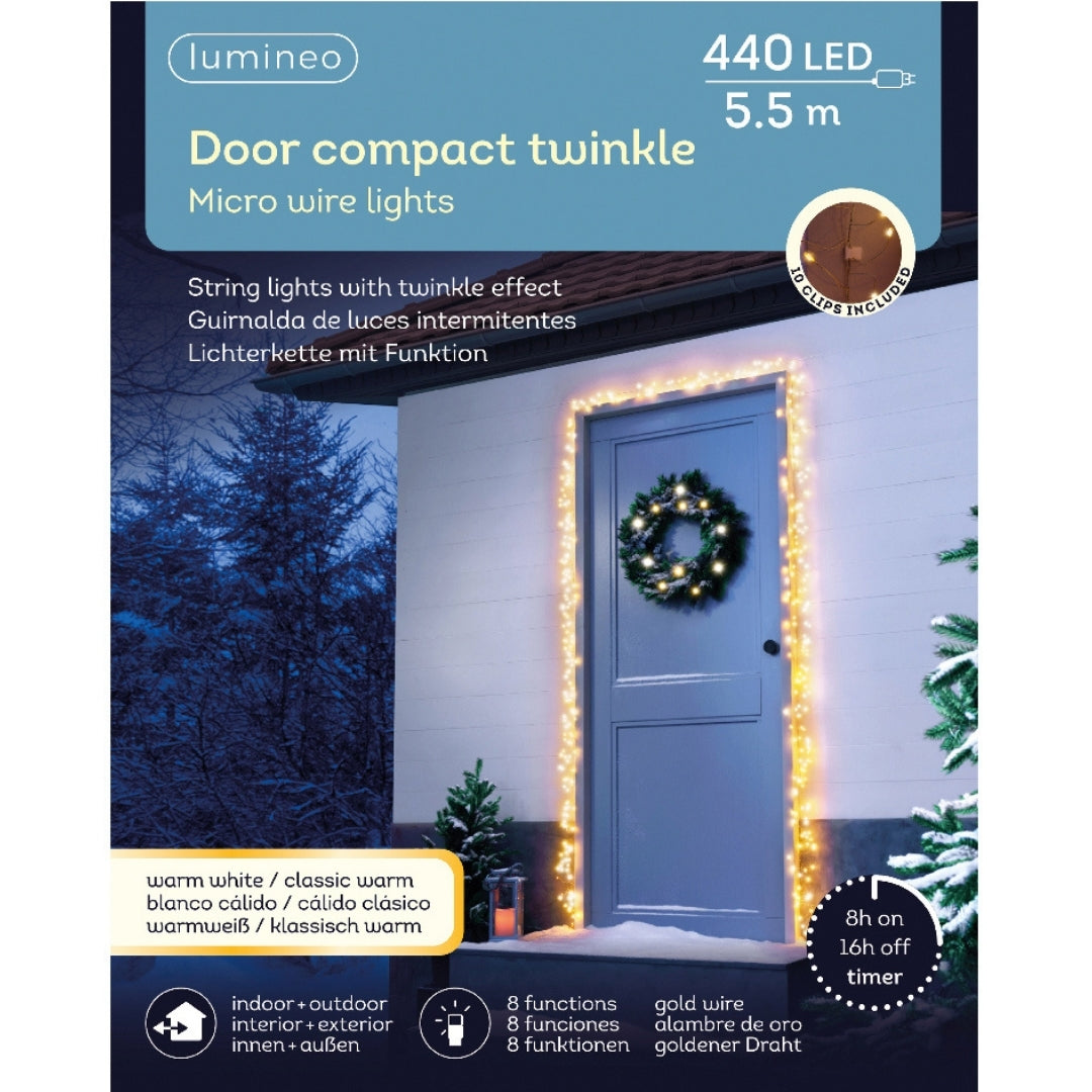 Cavo Luminoso Microled da Porta Luce Calda/Classica
