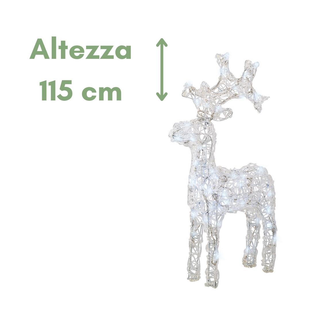 Renna da Esterno a Led - Renna luminosa da giardino