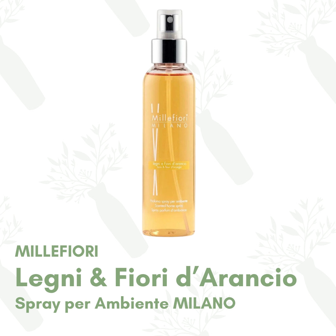 Legni e Fiori d'Arancio - Spray per ambiente Millefiori Milano