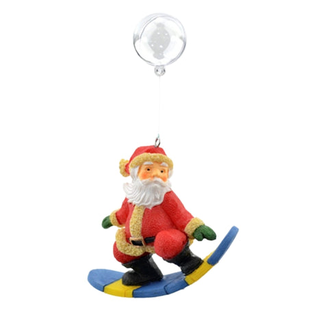 Babbo Natale Surfista per Acquario - Decorazione Natalizia Galleggiante