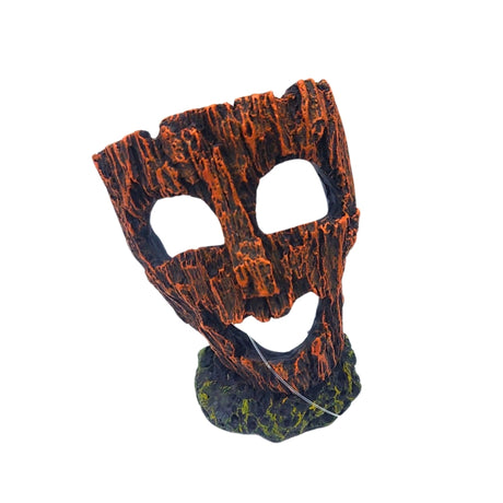 Maschera Intagliata - Decorazione misteriosa per acquario