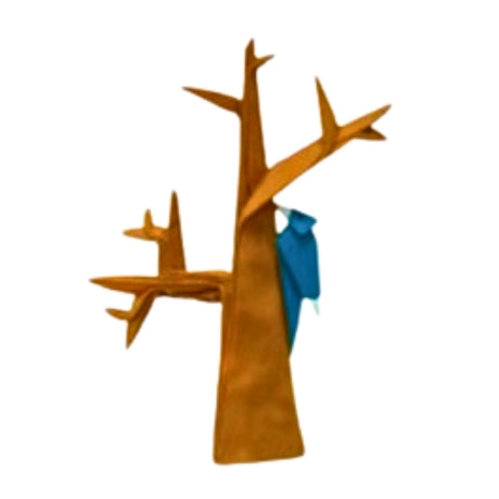 Albero Poligonale in Resina - Stile geometrico per acquario