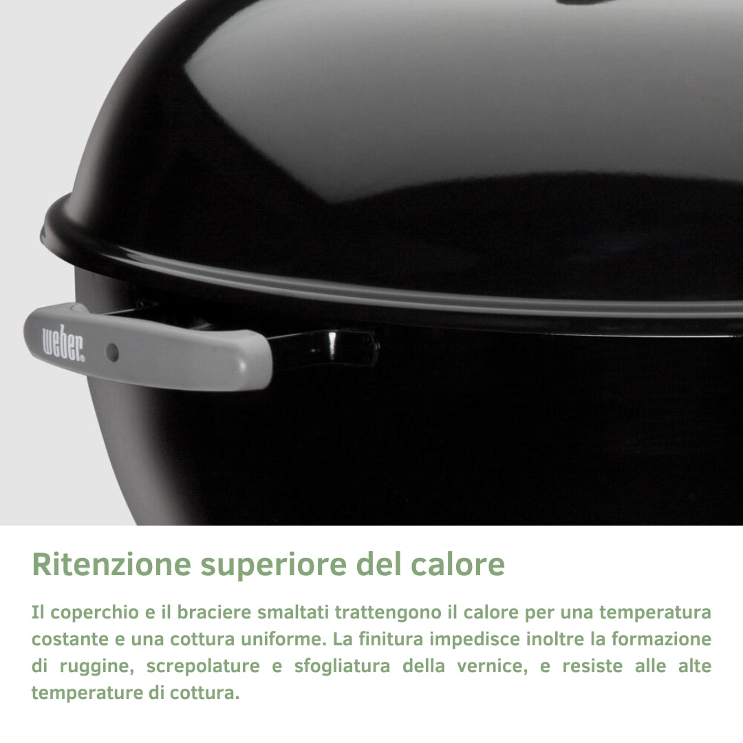 Ritenzione superiore del calore Barbecue a Carbone Original Kettle E-5710 Weber | Bia Home & Garden
