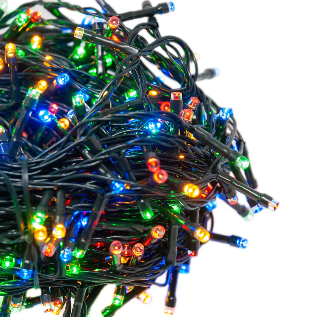 filo luce multicolor Natale catena led