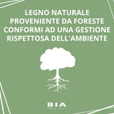legno naturale da foreste a gestione rispettosa dell'ambiente