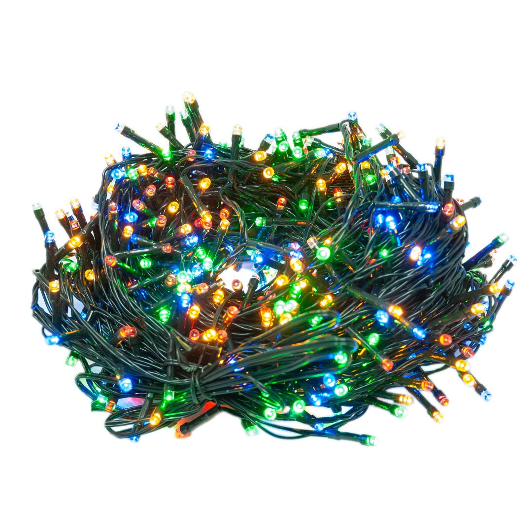 filo luce multicolor Natale catena led