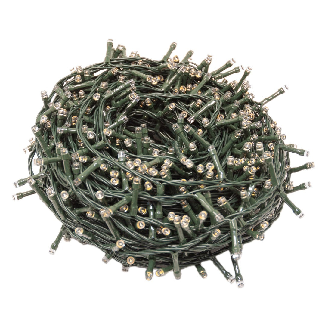 filo luce calda Natale catena led