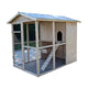 Pollaio XXL h 204 cm - Pollaio prefabbricato per 10 galline
