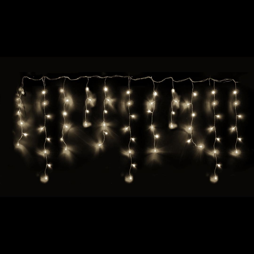 Tenda Luminosa 2,2 m 72 Led Prolungabile - Tenda luci di Natale