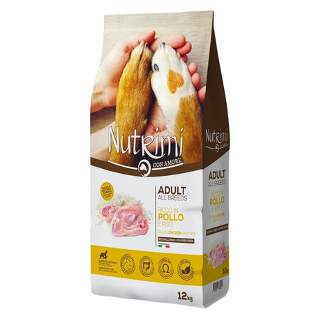 Crocchette per cani Nutrimi al pollo confezione da 12kg