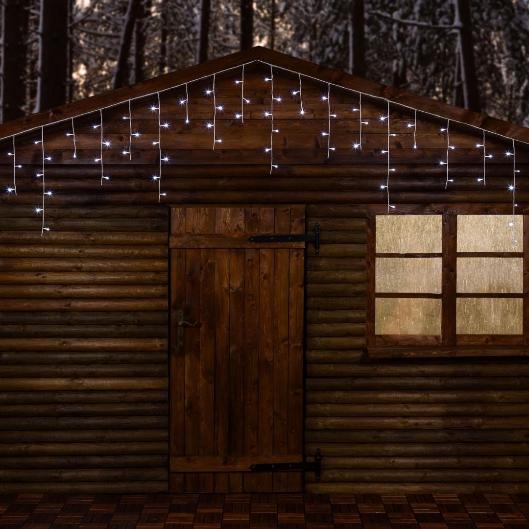 Ice Light 11 metri 255 Led - Tenda luminosa di Natale