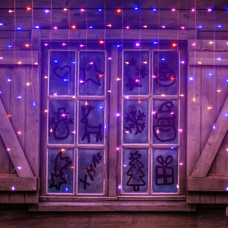 Ice Light Wonder 175 Led - Luci di Natale a cascata da esterno