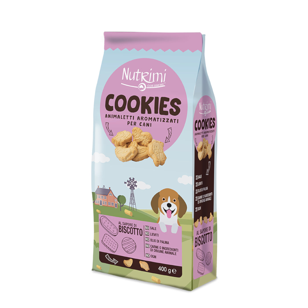 Nutrimi Cookies al Biscotto 400 g - Biscotti e snack cani