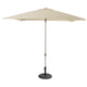 Brezza - Ombrellone da giardino a palo centrale quadrato écru Ombrelloni Palo Centrale Garden Team