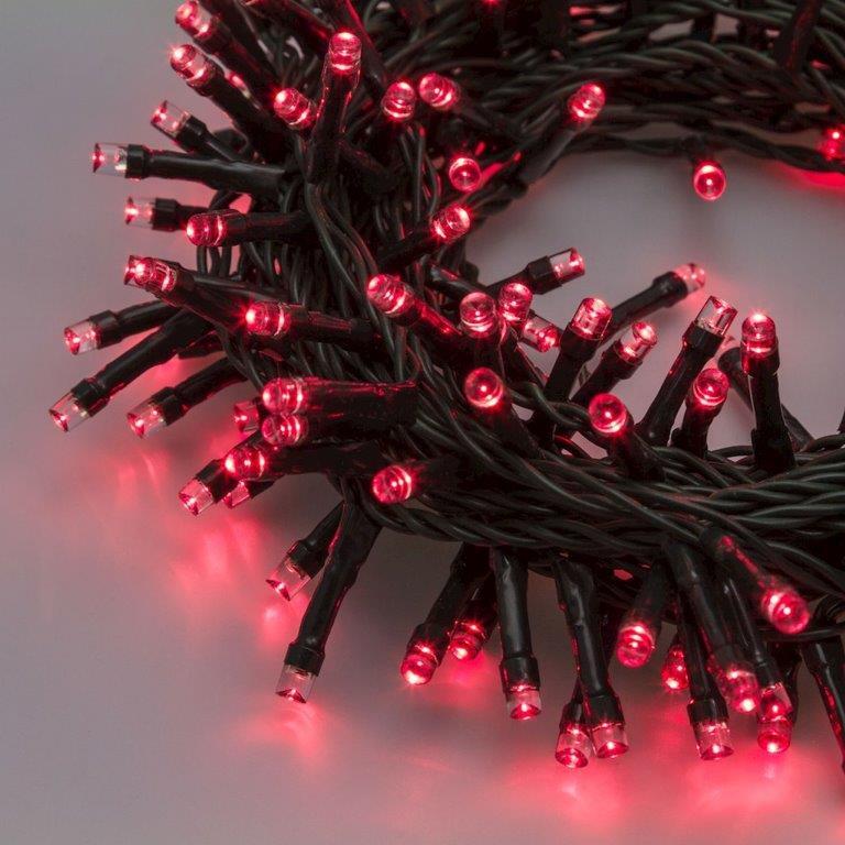 CATENA 120 MINILUCCIOLE LED 3MM LUCE FISSA CON TIMER Luci Albero di Natale BIA Home & Garden