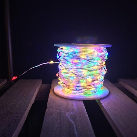 Catena luminosa con cavo metal 400 MICROLED Luci Albero di Natale LOTTI