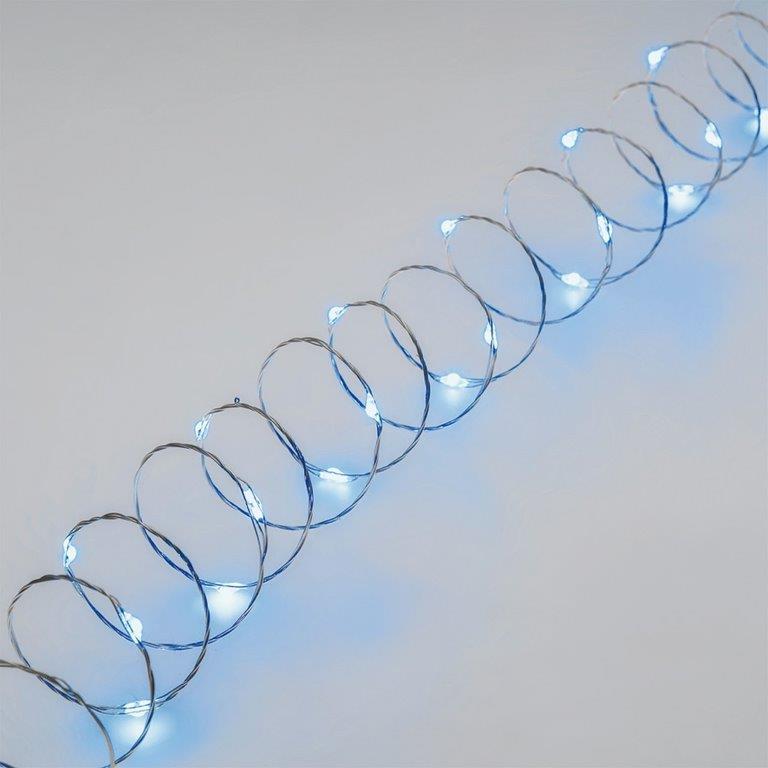 Catena luminosa con cavo metal 400 MICROLED Luci Albero di Natale LOTTI