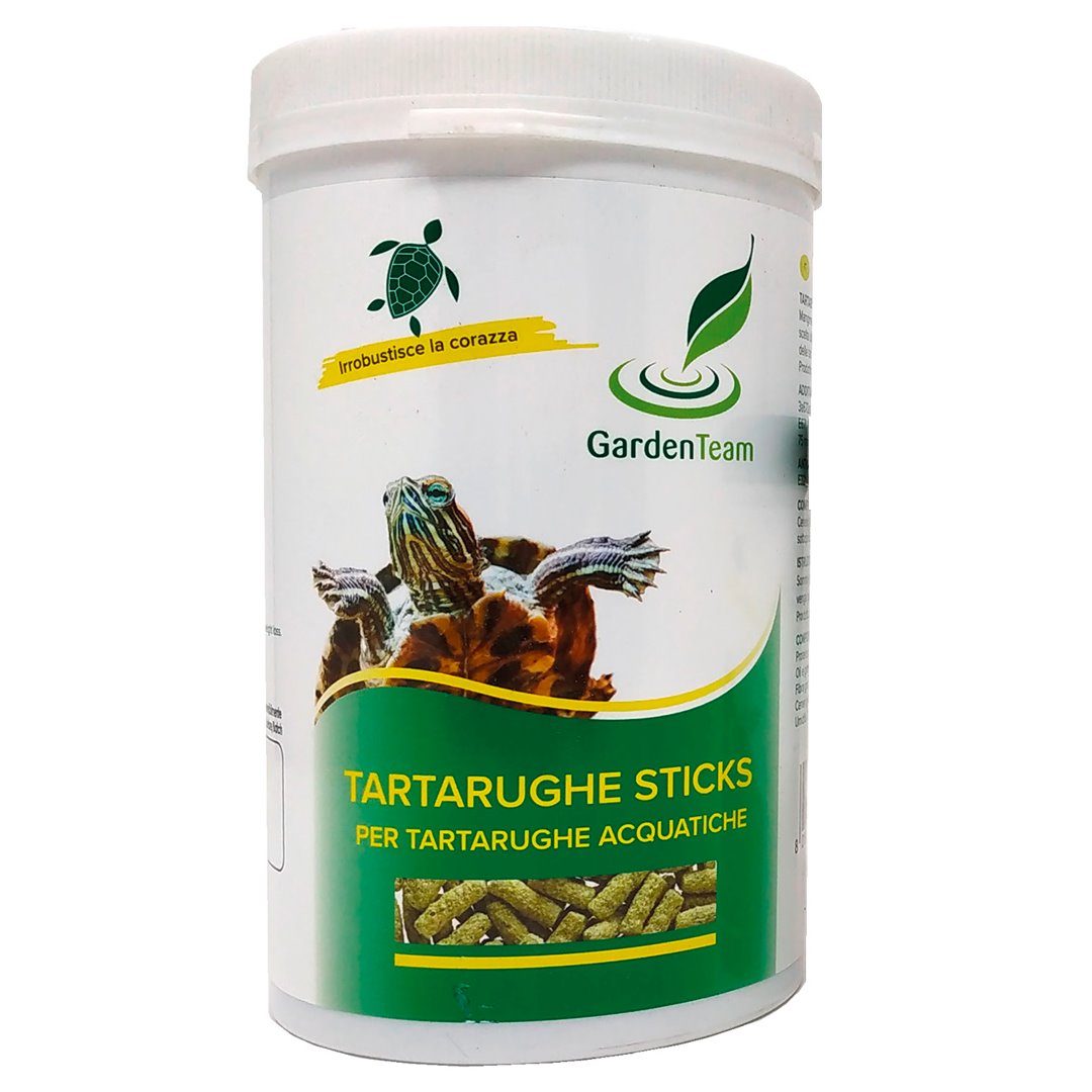 CIBO PER TARTARUGHE STICKS 1000 ML Mangime Pesci GARDEN TEAM