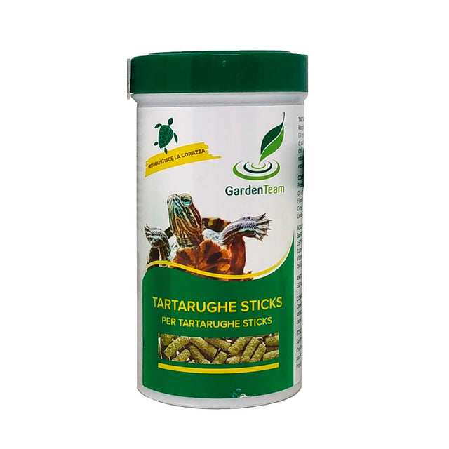 CIBO PER TARTARUGHE STICKS 250 ML Mangime Pesci GARDEN TEAM