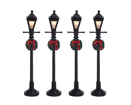 LEMAX GAS LANTERN STREET LAMP SET DA 4 PEZZI 64498 Accessori LEMAX