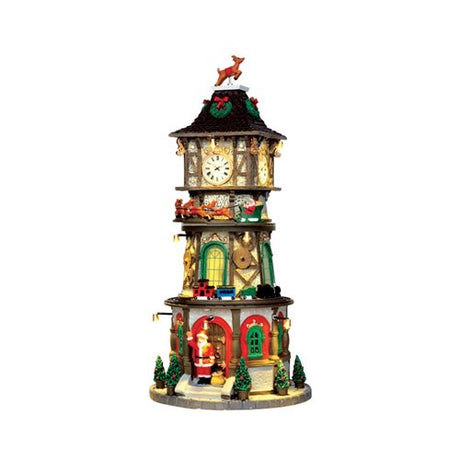 LEMAX LA TORRE DELL'OROLOGIO - CHRISTMAS CLOCK TOWER 45735 Giostre in Movimento LEMAX