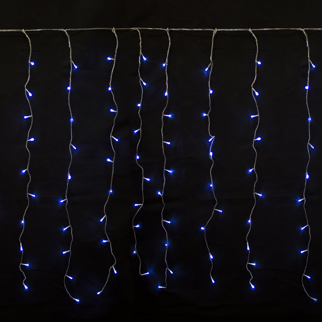 Tenda natalizia 400 LED - Tenda luminosa a cascata prolungabile