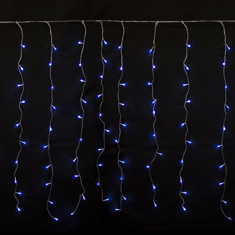 Tenda natalizia 400 LED - Tenda luminosa a cascata prolungabile