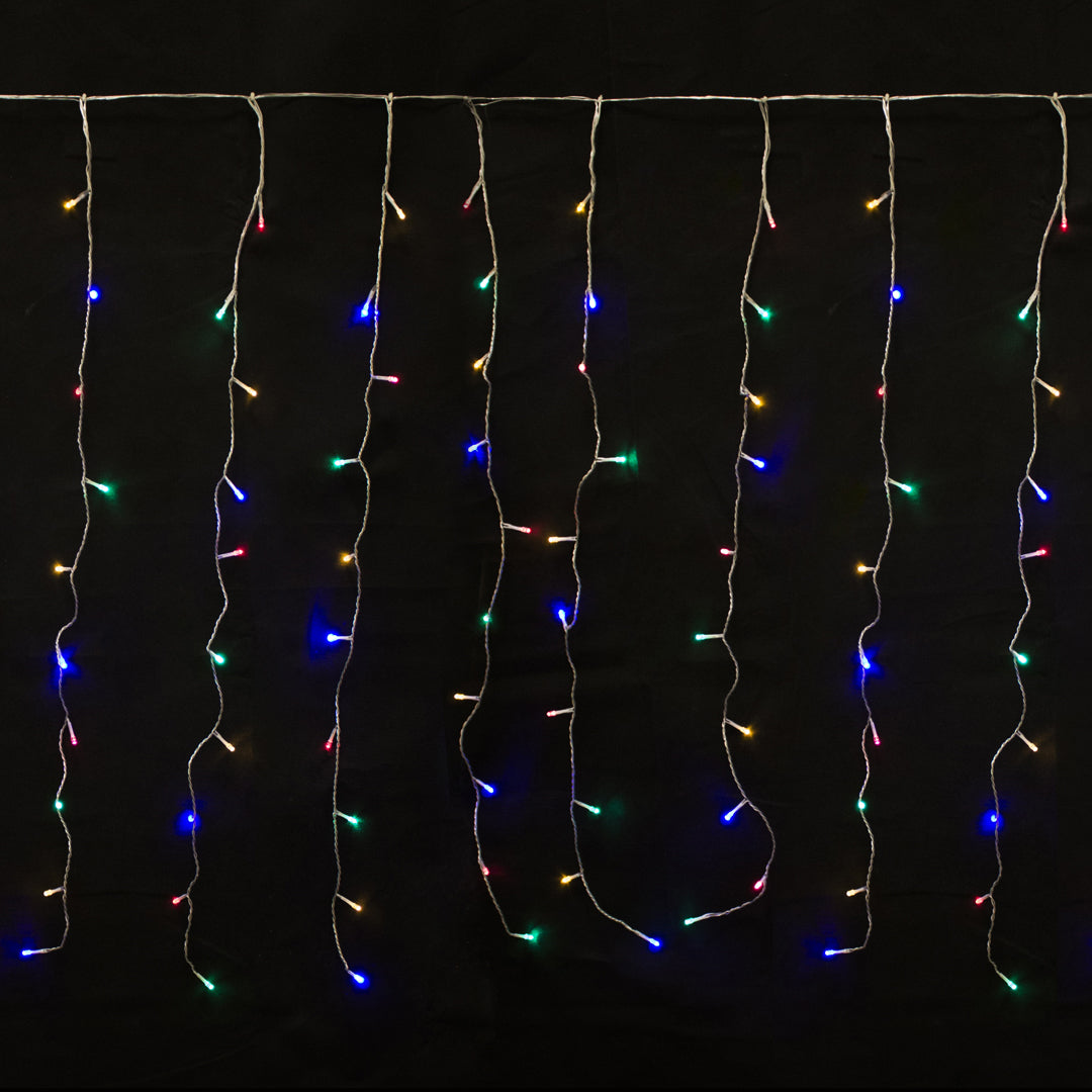 Tenda natalizia 400 LED - Tenda luminosa a cascata prolungabile