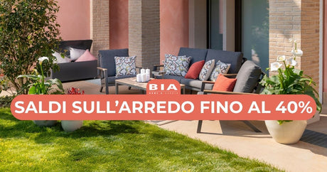 Saldi sull'arredo fino al 40%