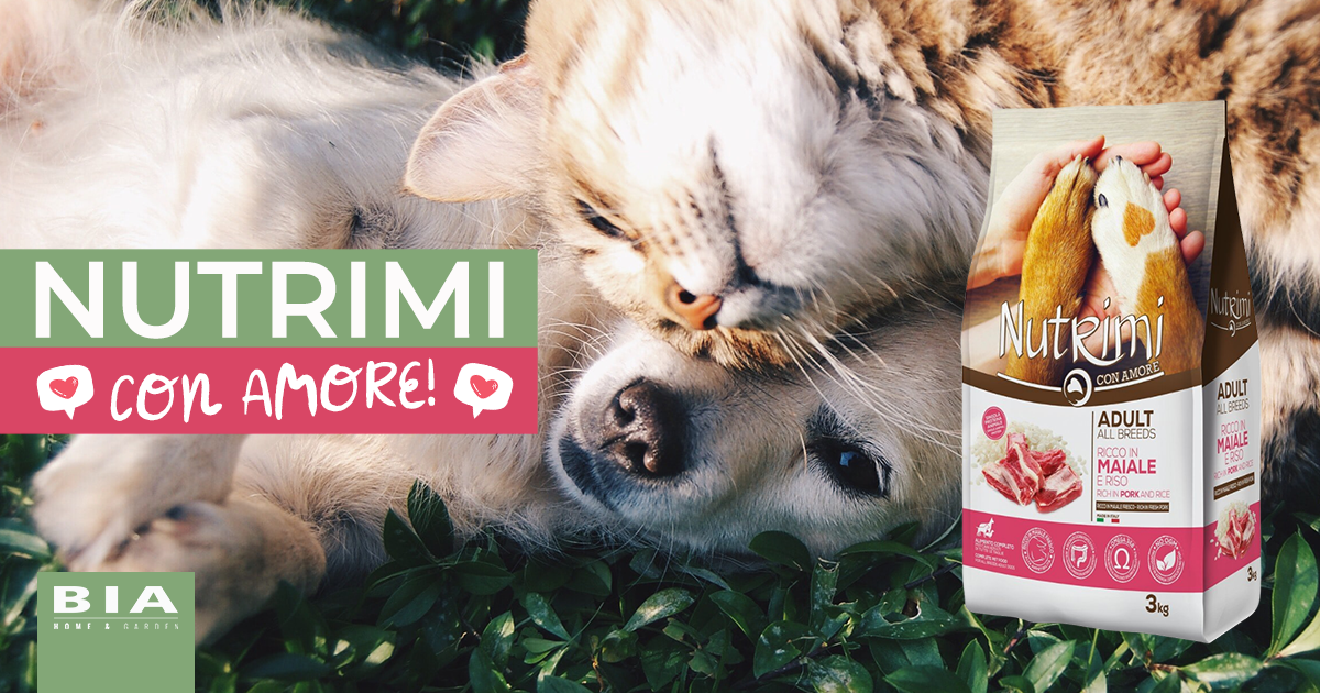 Nutrimi con amore: pet food per cani e gatti felici