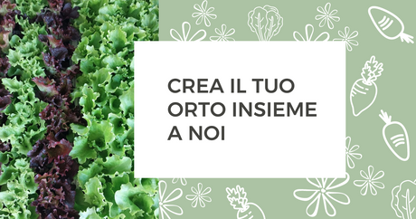 Crea il tuo orto insieme a noi