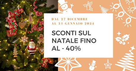 Sconti sul Natale fino al -40%