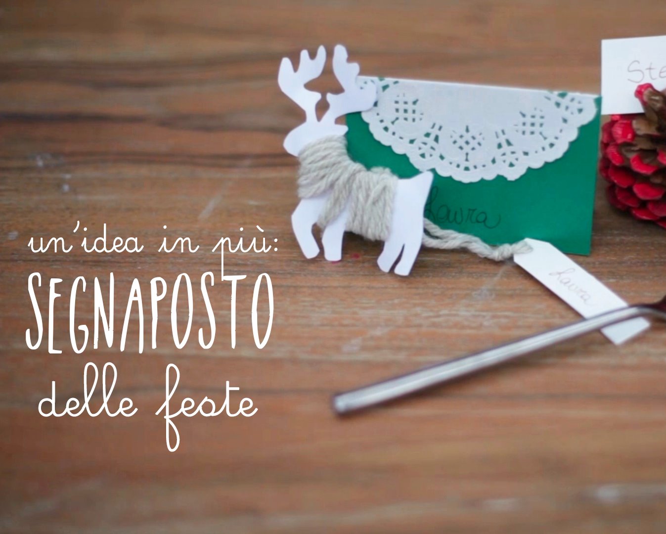 Segnaposto per le feste