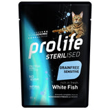 Prolife Sterilized Grainfree Cibo Umido Gatto Adulto Pesce Bianco Patate 85g