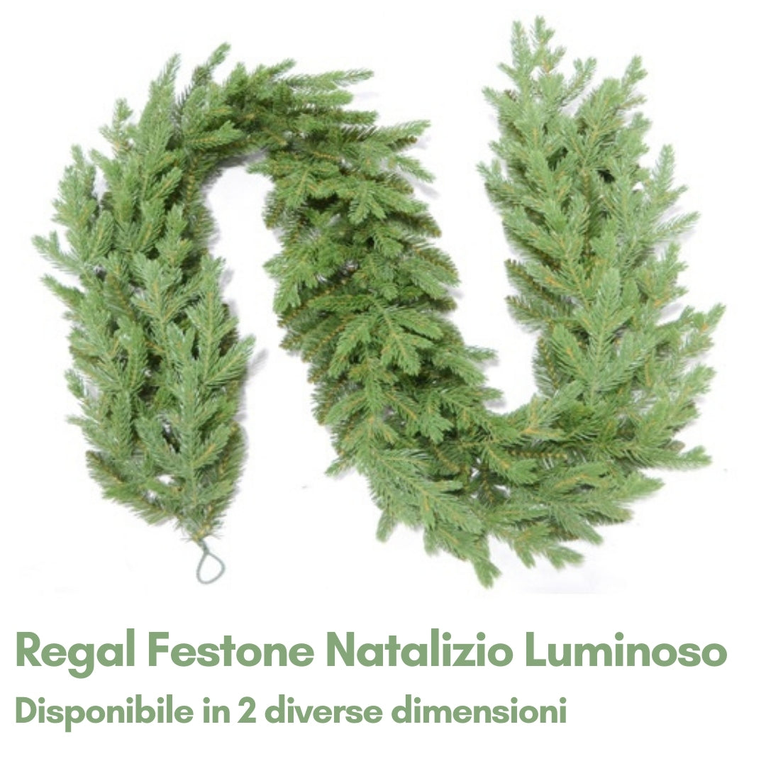 Regal Festone con MicroLED Caldi Misto PE/PVC