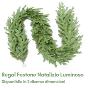 Regal Festone con MicroLED Caldi Misto PE/PVC